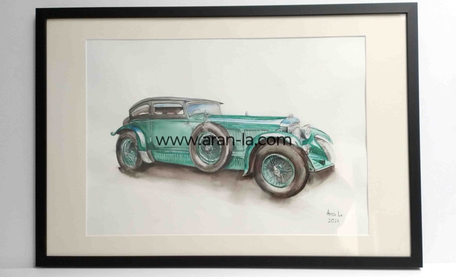 Aged 8 - Bentley Blue Train (SOLD).