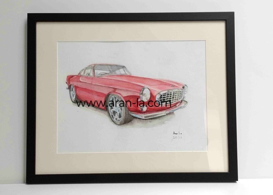 Aged 8 - Volvo P1800.