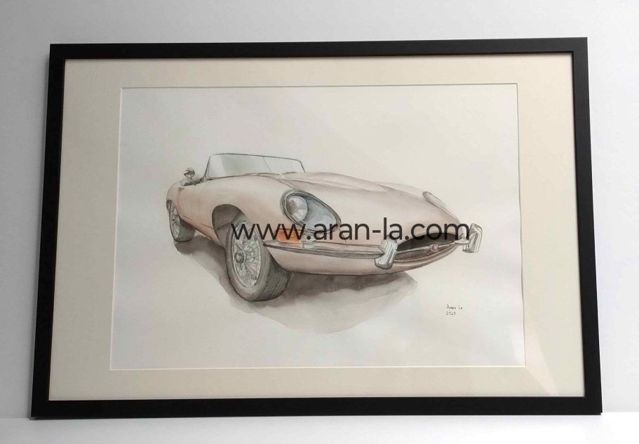 Aged 8 - Jaguar E-type (SOLD).